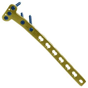 SMPL - Великогомілкова проксимально медіальна 3.5мм. пластина, ліва, комбіновані отвори, з кутовою стабільністю, титан